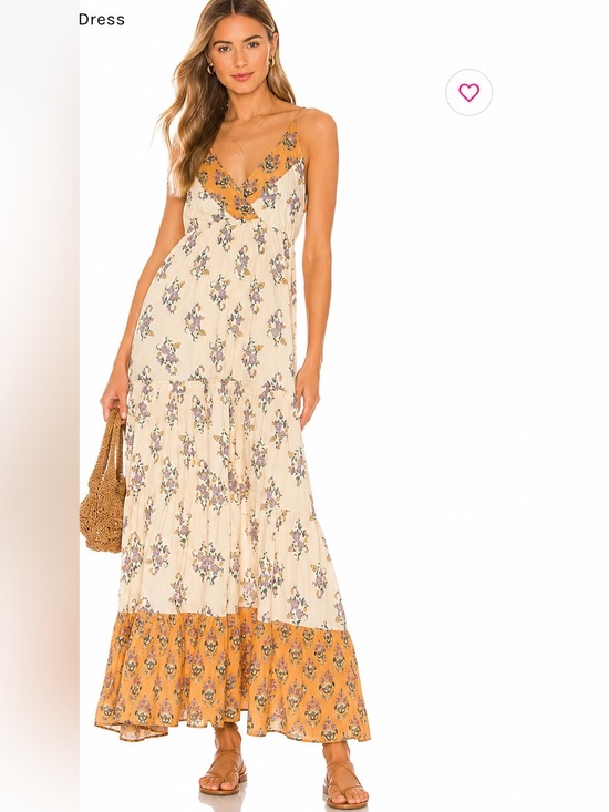 Patrons of Peace Dresses & Skirts - Patrons of Peace Cream Maxi Dress floral boho